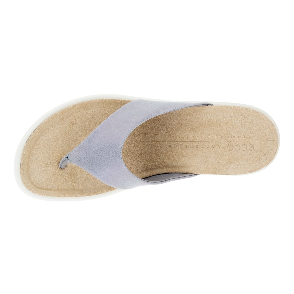 Sandalias Mujer - ECCO Corksphere Thong - Grises - GMB374502